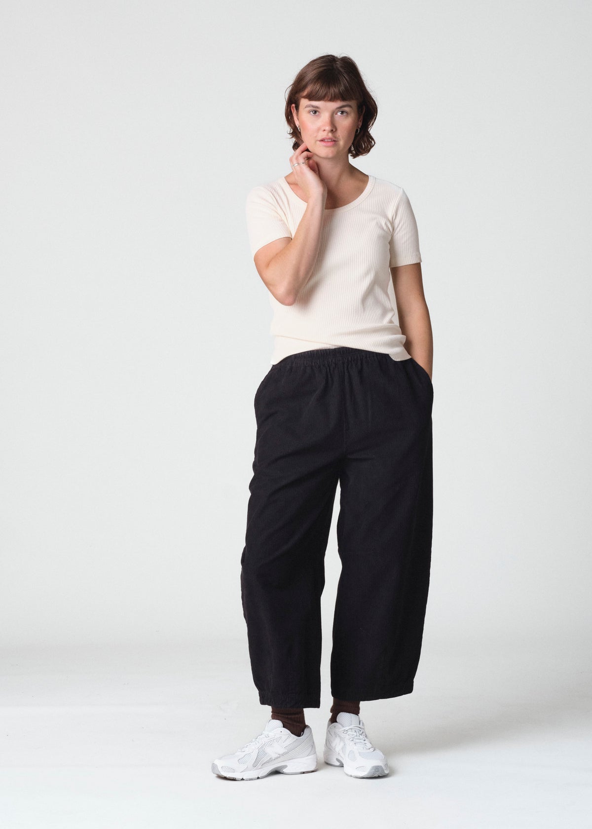 Klitmøller Collective ApS Penny cord pants GOTS Pants Black