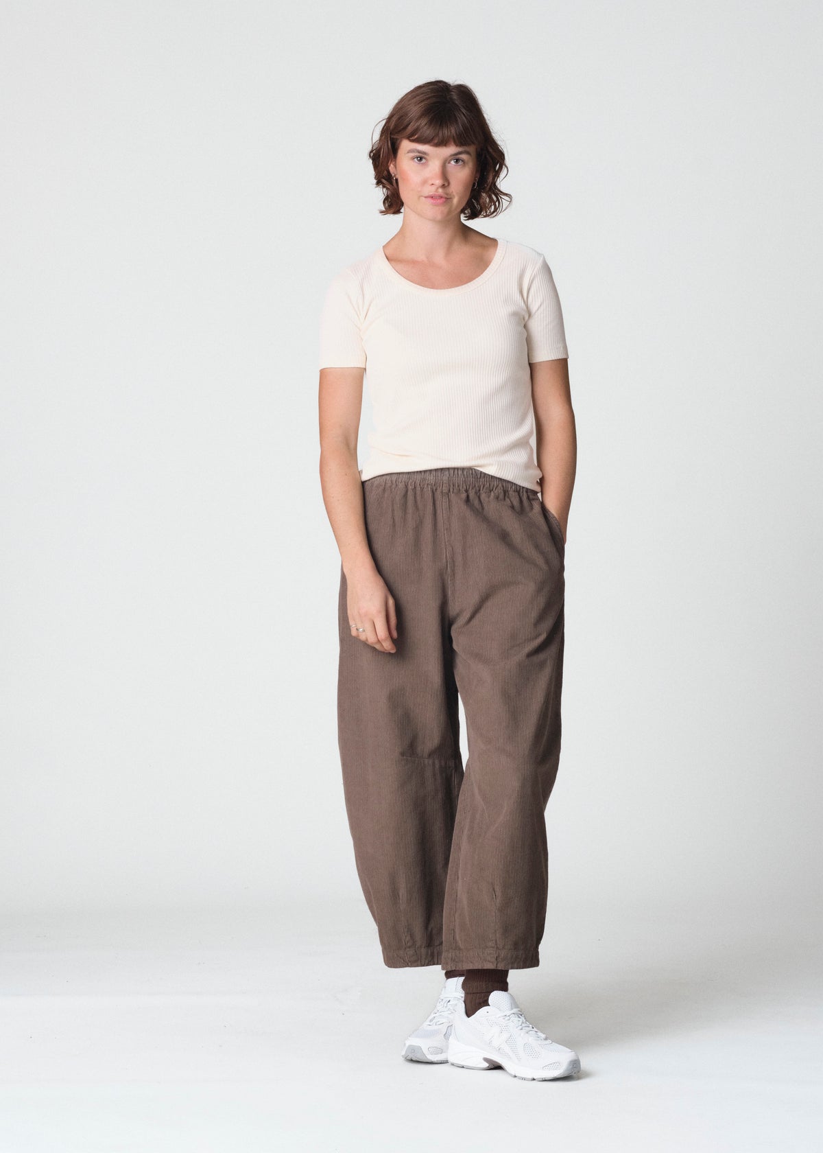 Klitmøller Collective ApS Penny cord pants GOTS Pants Taupe