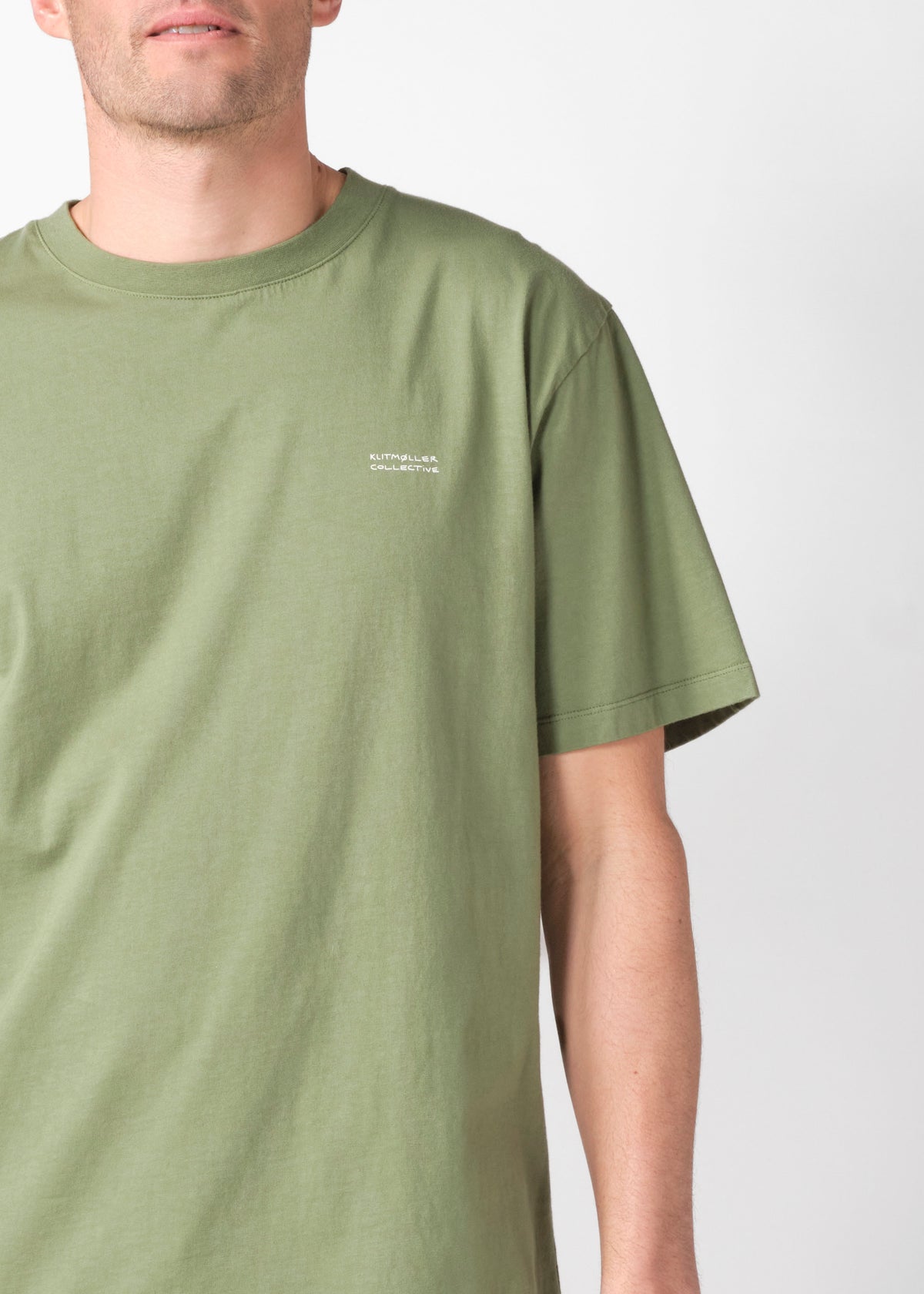 Klitmøller Collective ApS Poldi tee OCS T-Shirts Herb green