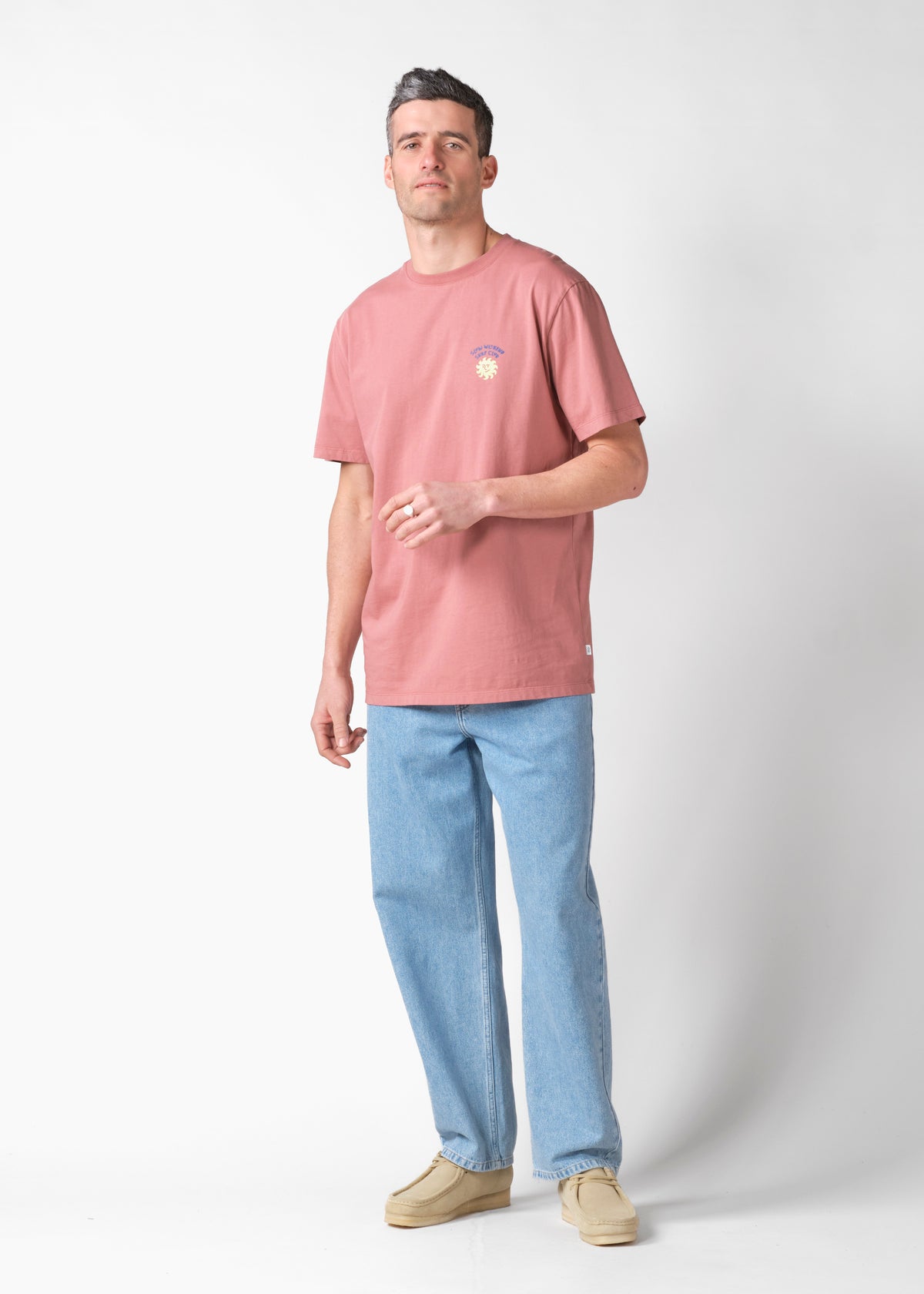 Klitmøller Collective ApS Rainer tee OCS T-Shirts Faded rose
