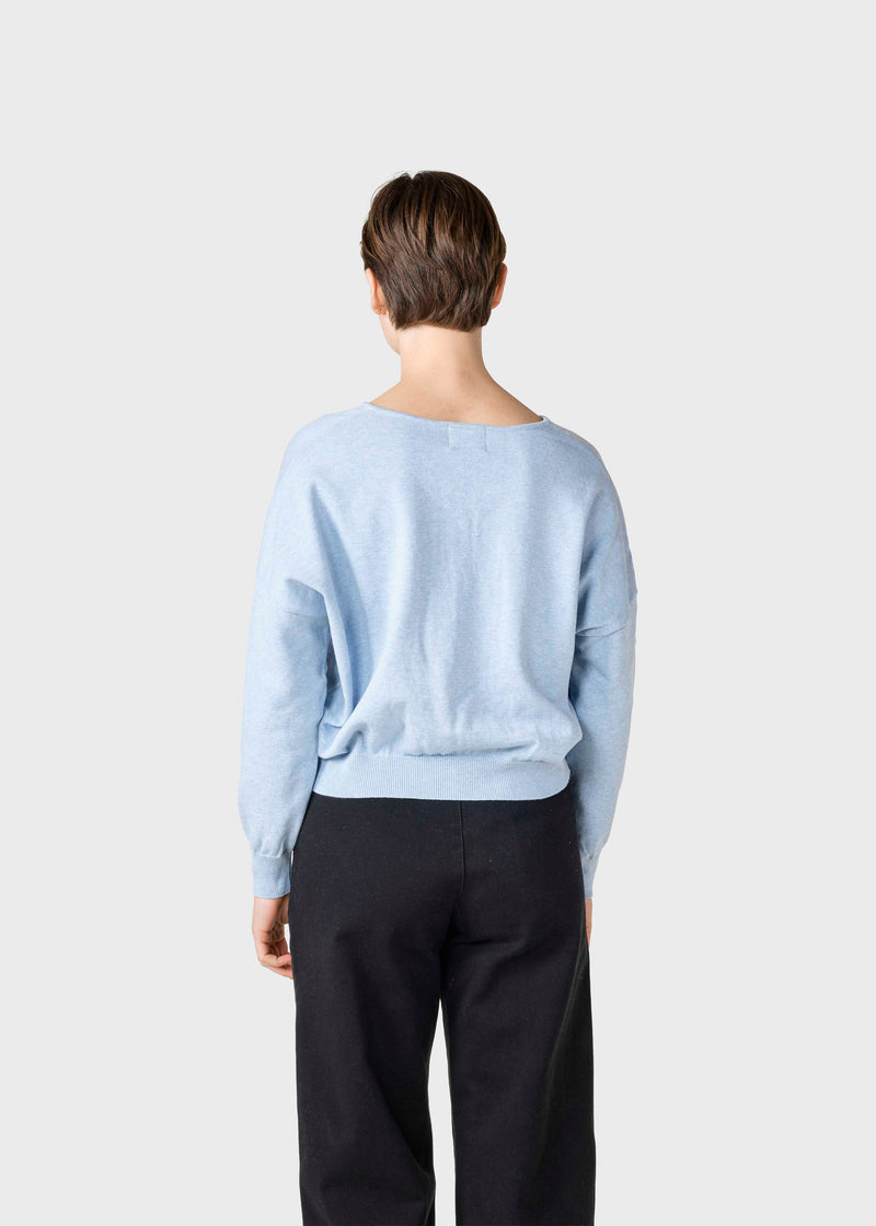Klitmøller Collective ApS Randi knit Knitted sweaters Light blue
