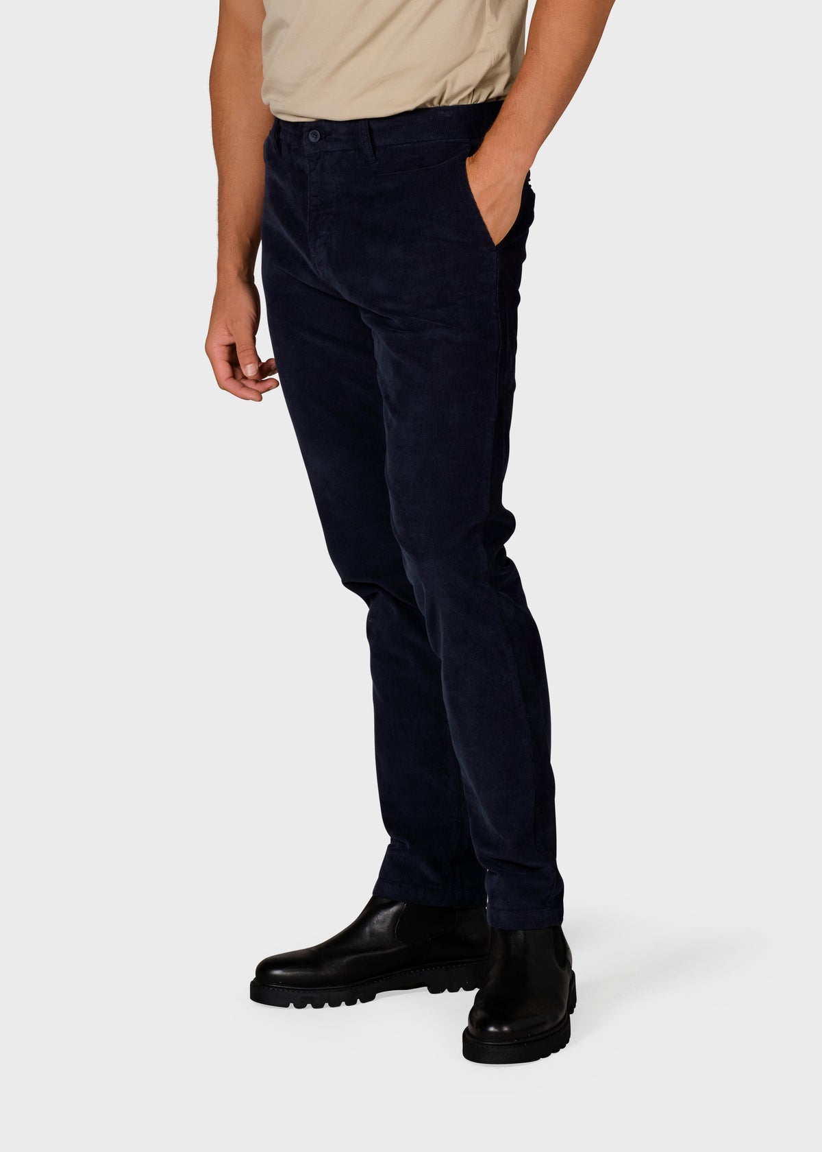 Klitmøller Collective ApS Ras corduroy chinos Pants Navy