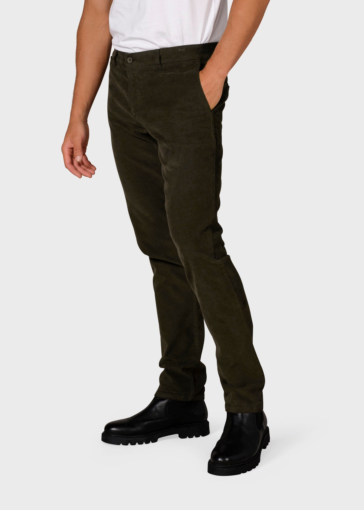 Klitmøller Collective ApS Ras corduroy chinos Pants Olive