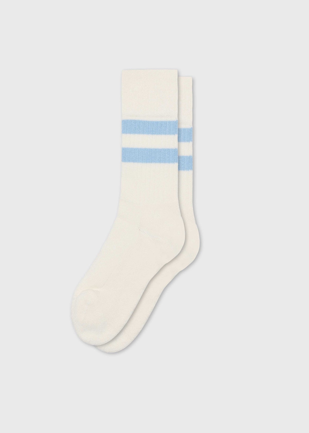 Klitmøller Collective ApS Retro cotton sock Socks Cream/light blue