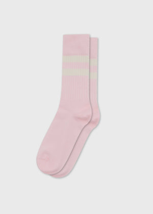 Klitmøller Collective ApS Retro cotton sock Socks Rose/cream