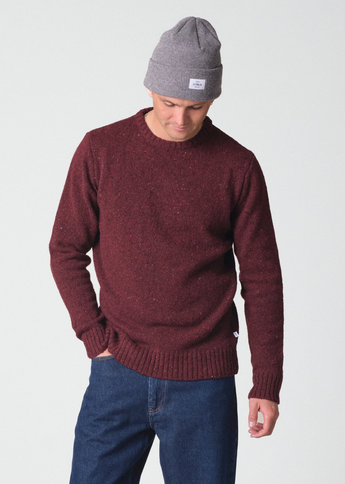 Klitmøller Collective ApS Rib beanie Beanies Light grey