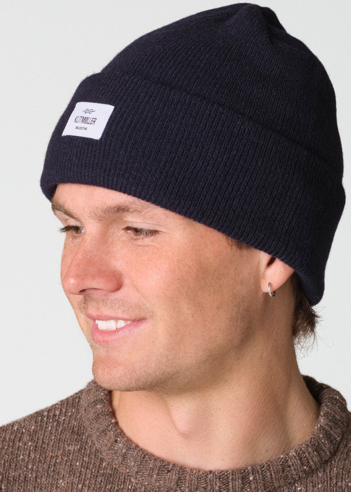 Klitmøller Collective ApS Rib beanie Beanies Navy