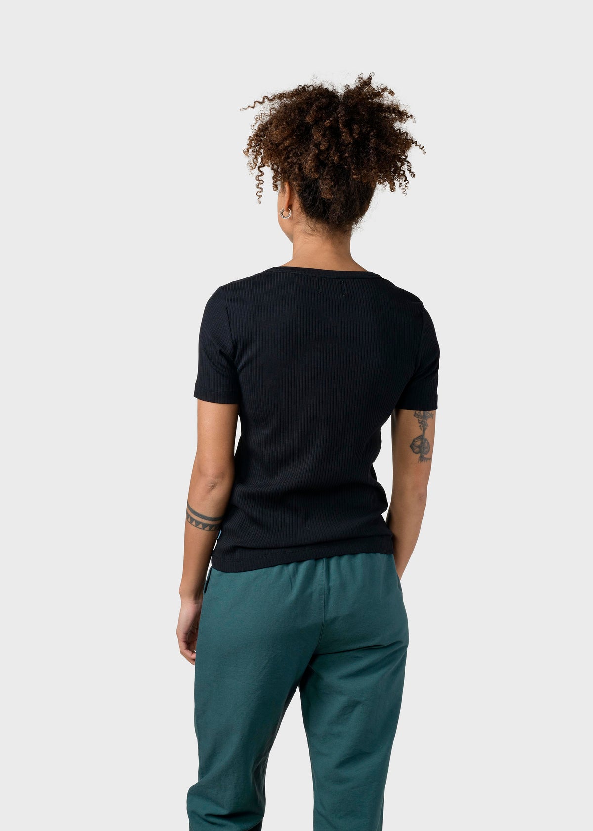Klitmøller Collective ApS Rib tee OCS T-Shirts Black