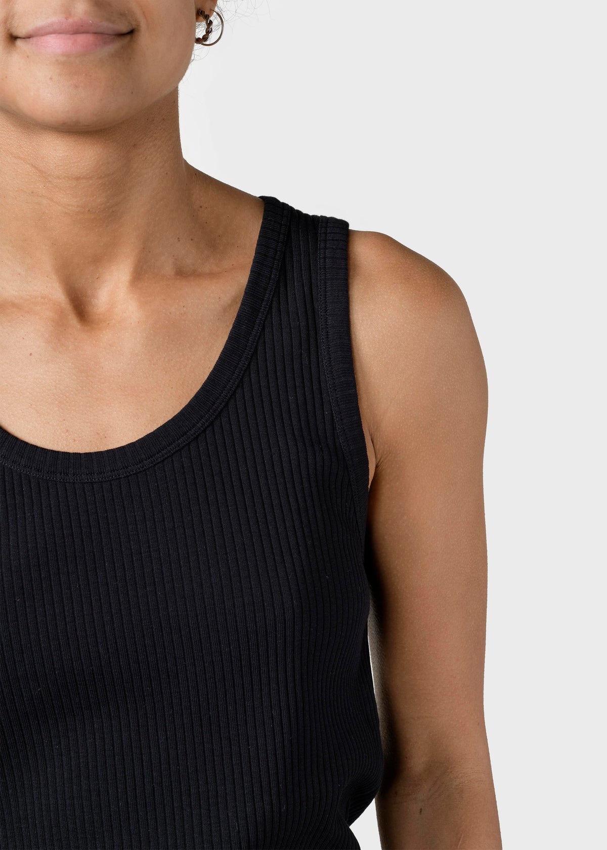 Klitmøller Collective ApS Rib top OCS T-Shirts Black