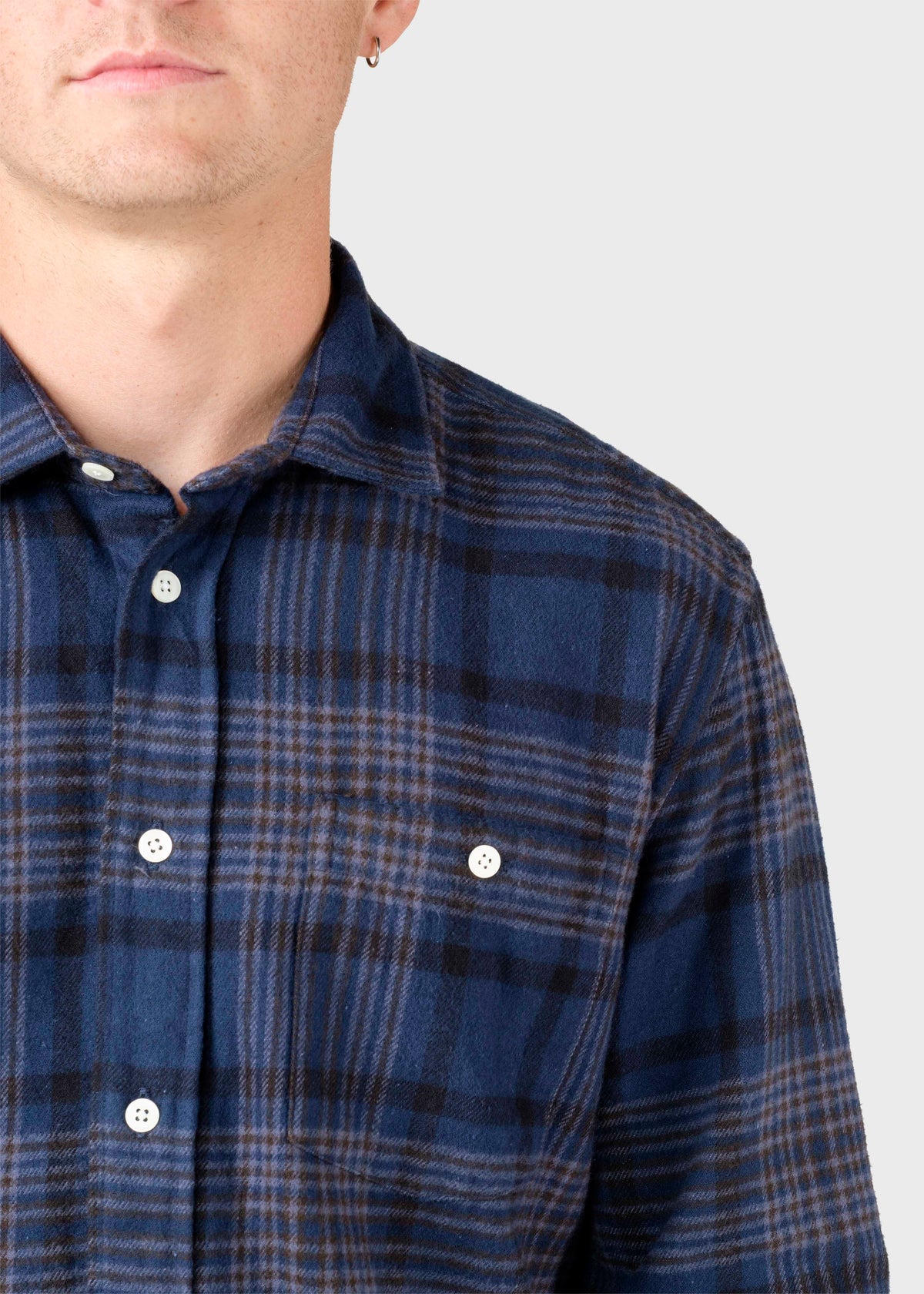 Klitmøller Collective ApS Rocco shirt Shirts Navy check