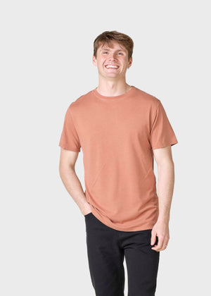 Klitmøller Collective ApS Rufus tee  T-Shirts Burnt Sienna