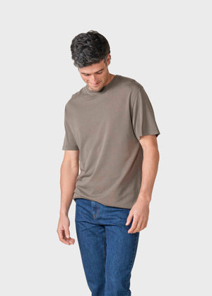 Klitmøller Collective ApS Rufus tee  T-Shirts Taupe