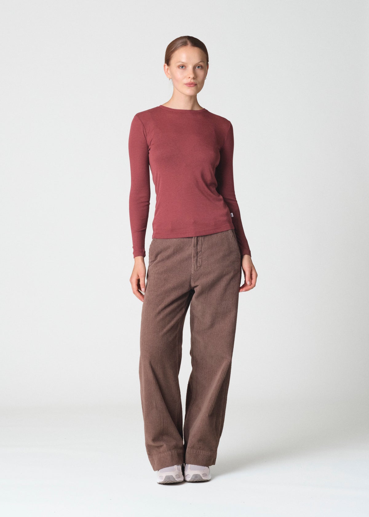 Klitmøller Collective ApS Selma LS tee OCS T-Shirts Burgundy