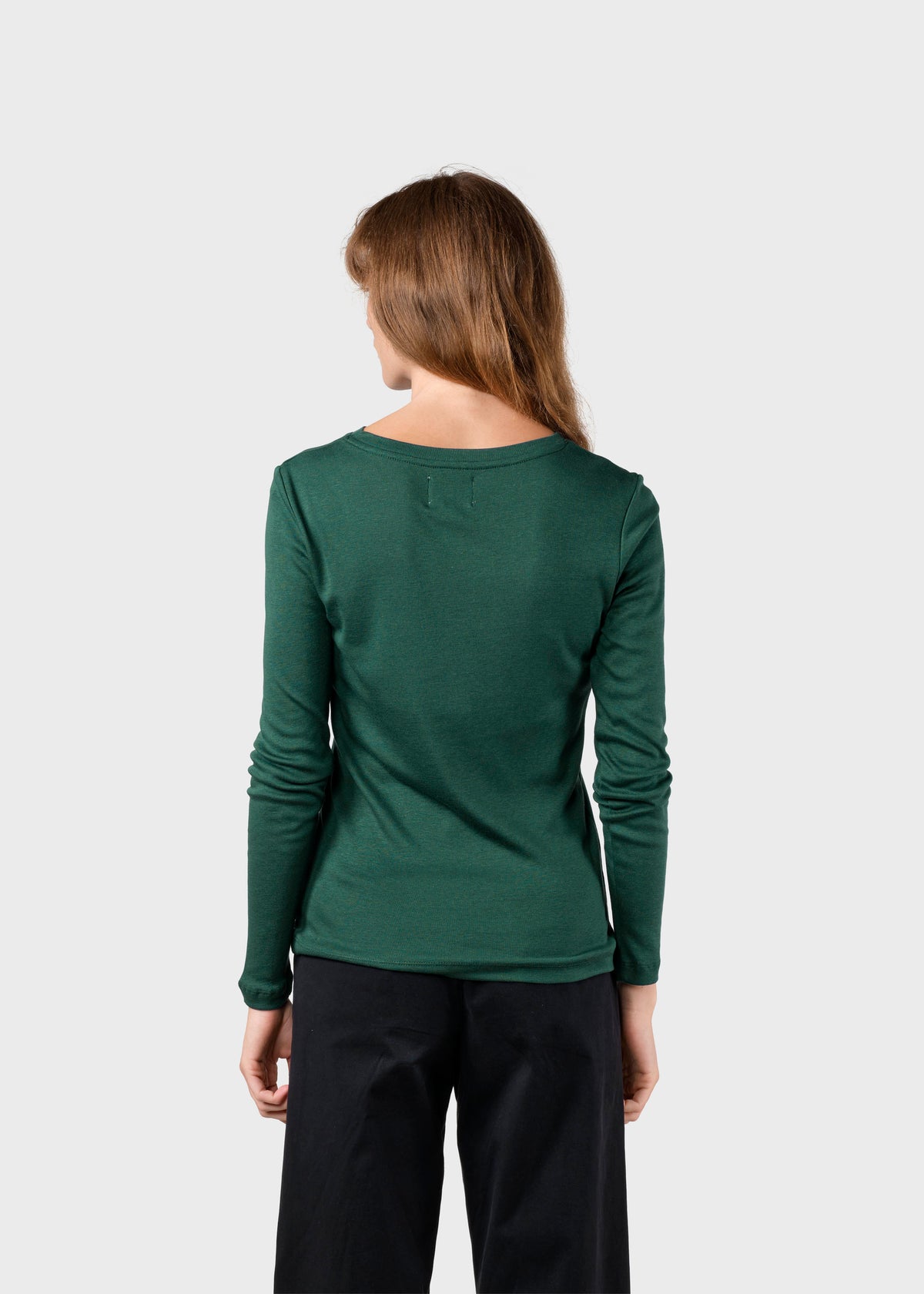 Klitmøller Collective ApS Selma LS tee OCS T-Shirts Moss Green