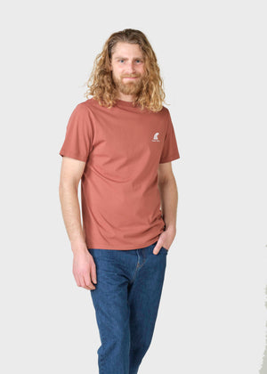 Klitmøller Collective ApS Seven tee T-Shirts Burnt Sienna