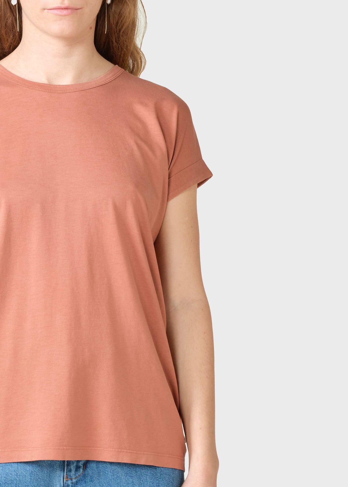 Klitmøller Collective ApS Sigrid tee T-Shirts Burnt Sienna