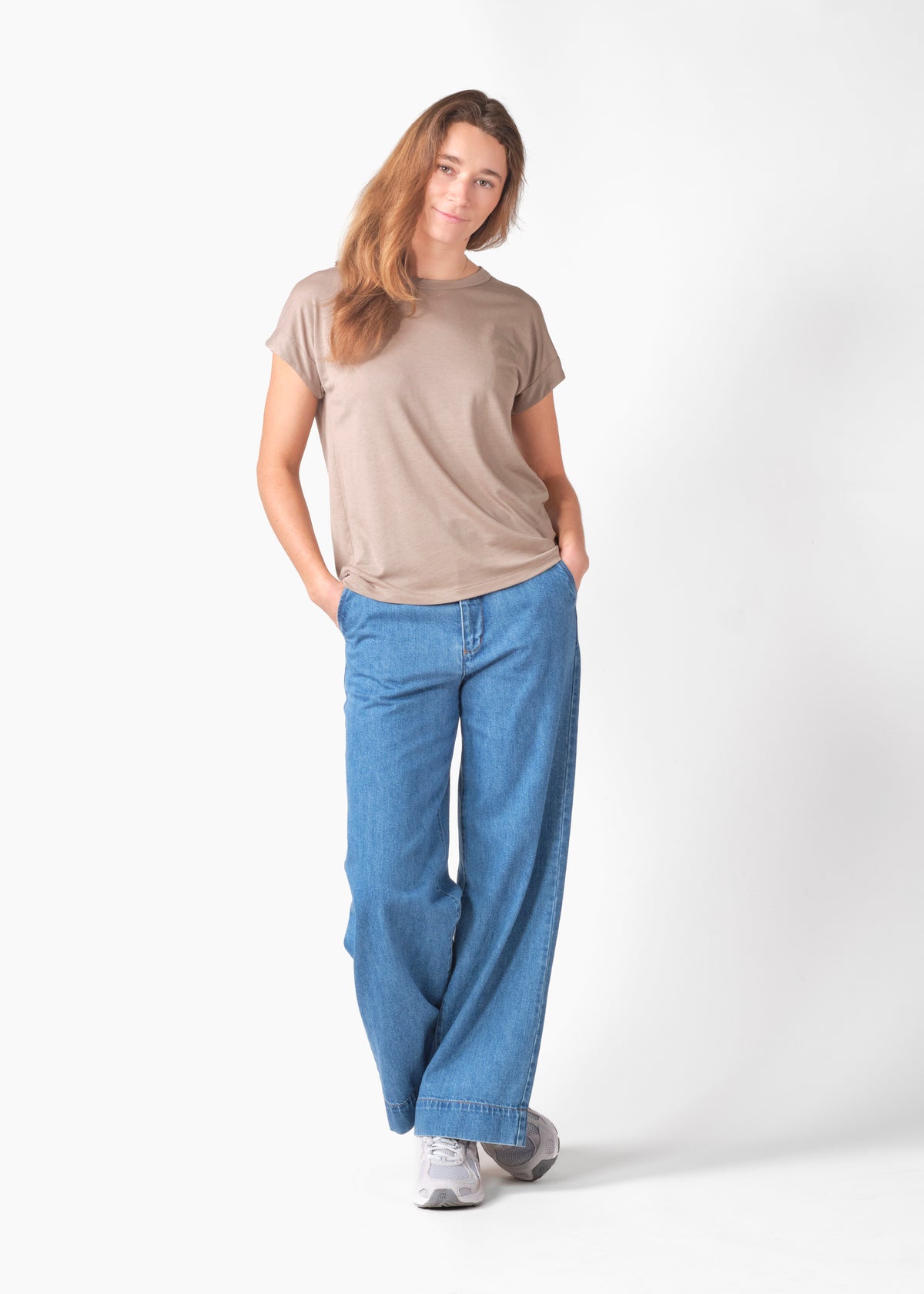 Klitmøller Collective ApS Sigrid tee OCS T-Shirts Cashew