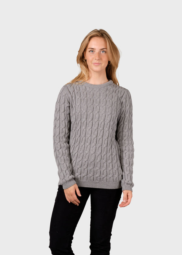 Klitmøller Collective ApS Sika Knit Knitted sweaters Light grey