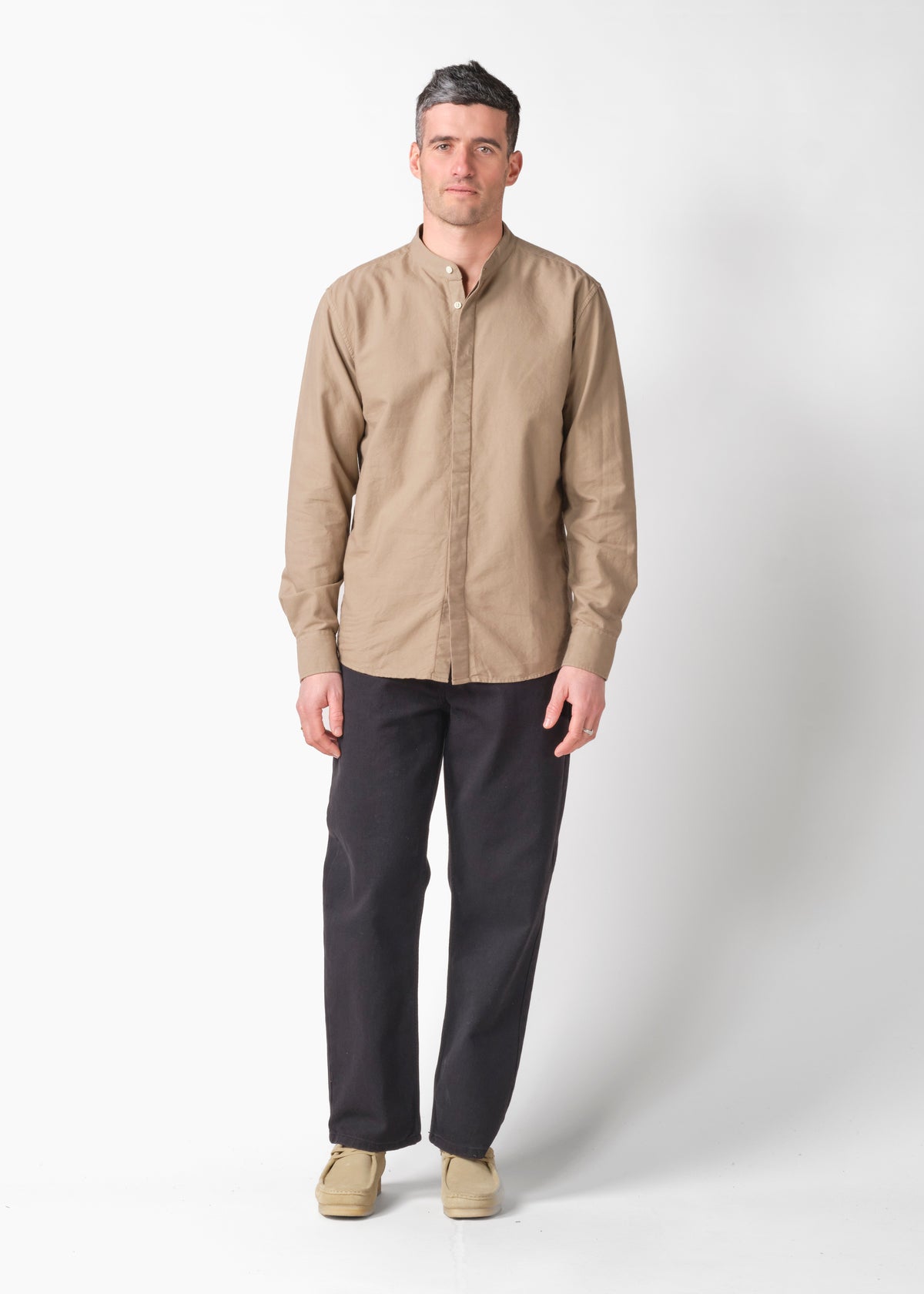 Klitmøller Collective ApS Simon shirt GOTS Shirts Cashew