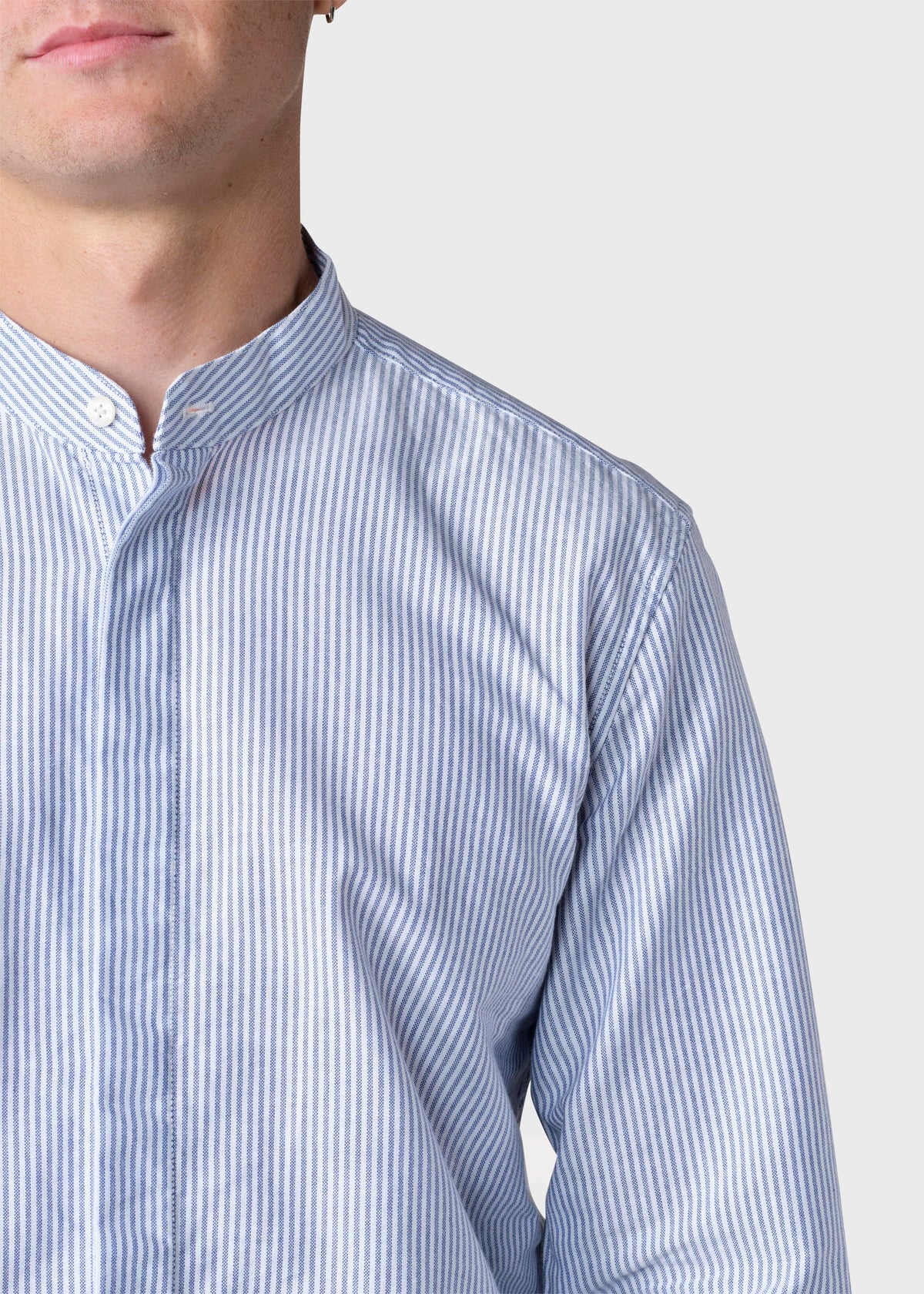 Klitmøller Collective ApS Simon striped shirt Shirts White/navy