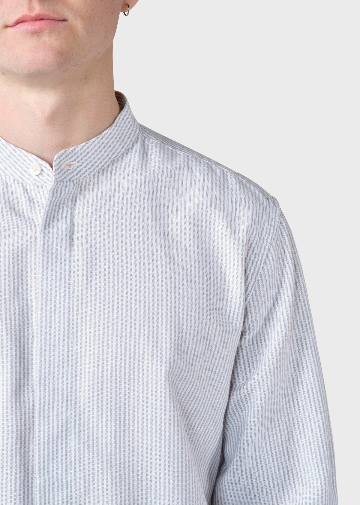 Klitmøller Collective ApS Simon striped shirt Shirts White/sand