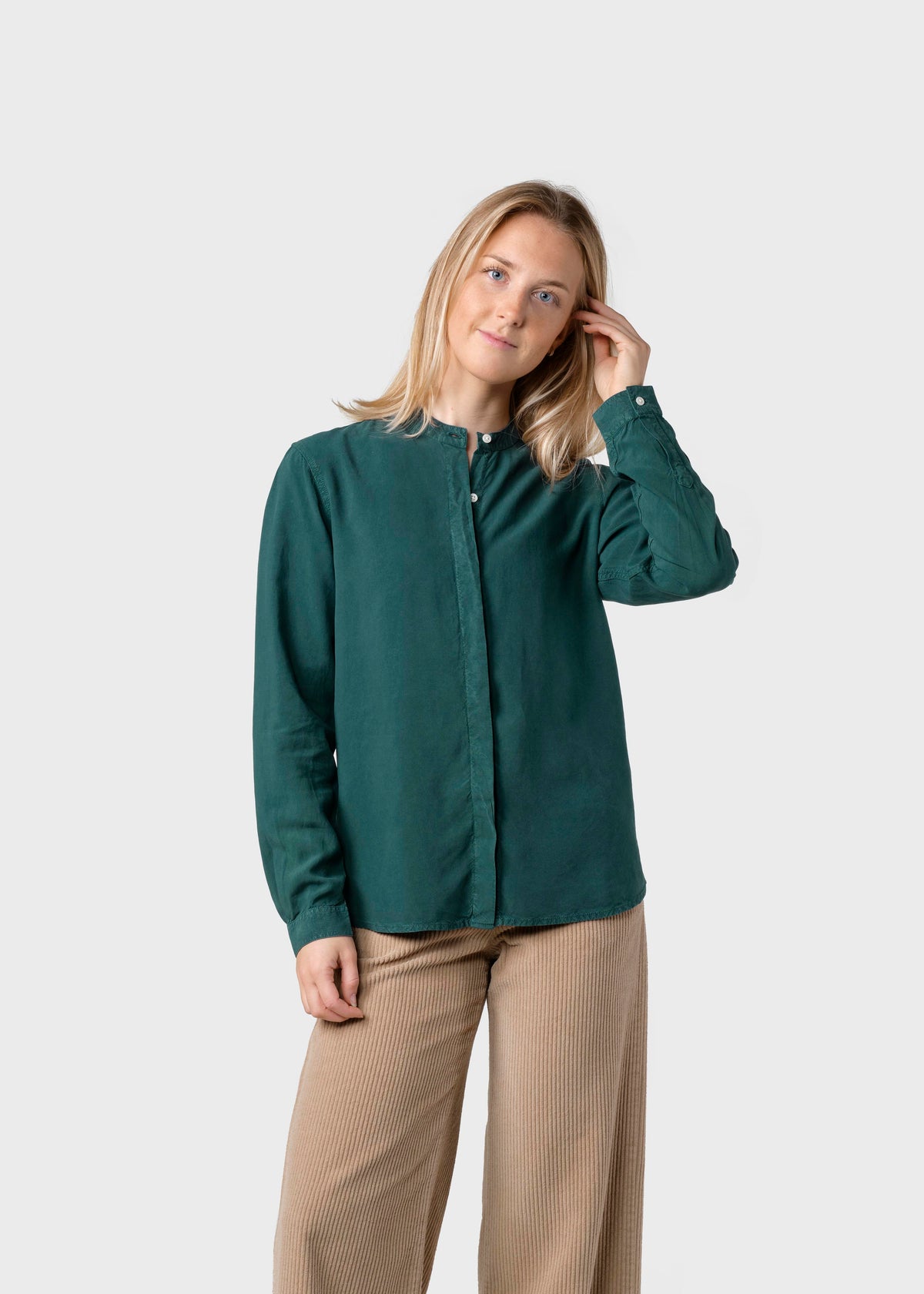 Klitmøller Collective ApS Simone shirt Shirts Moss Green