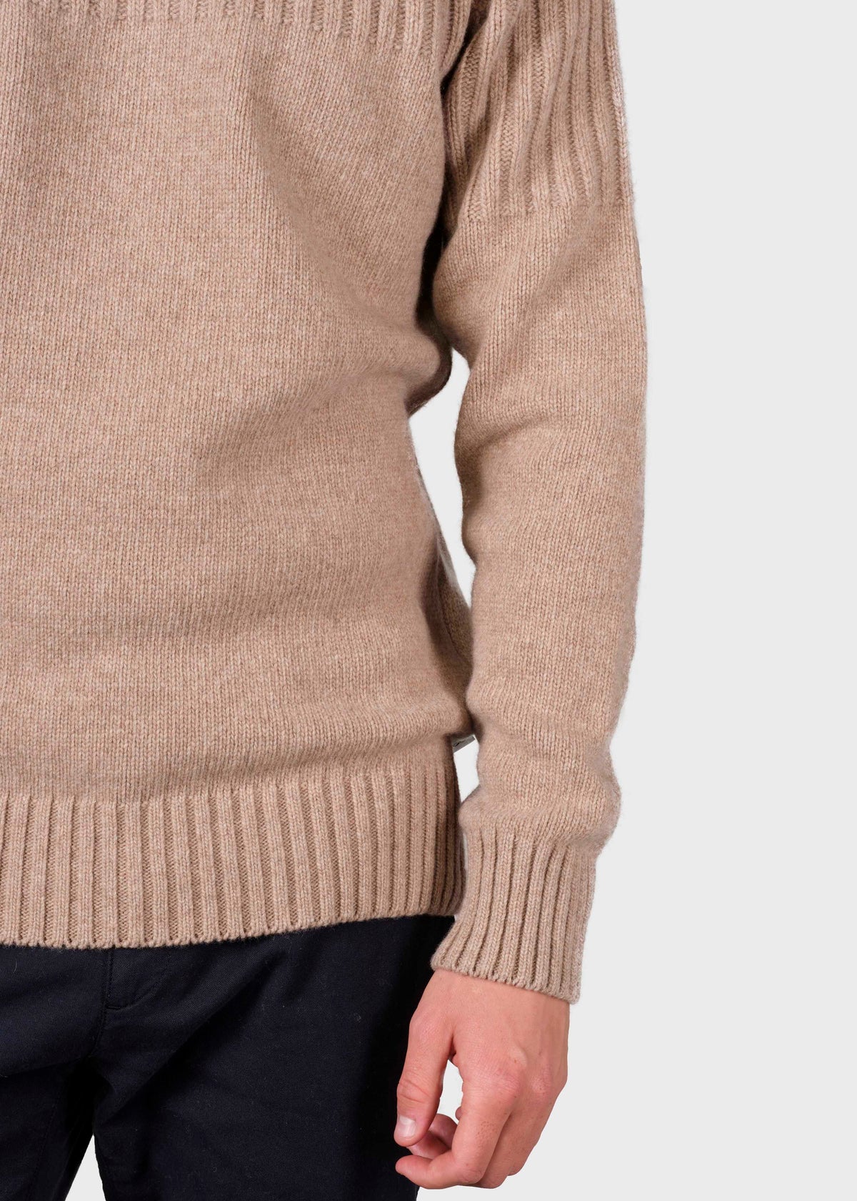 Klitmøller Collective ApS Søren knit Knitted sweaters Sand