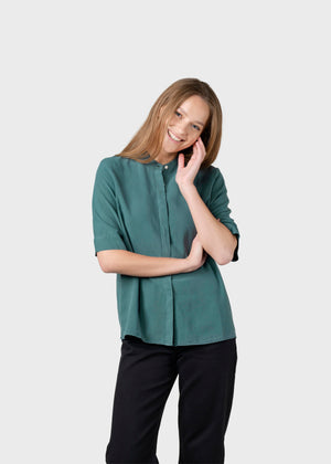 Klitmøller Collective ApS Solrun shirt  Shirts Moss Green