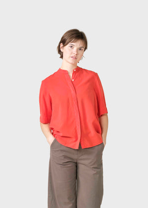 Klitmøller Collective ApS Solrun shirt  Shirts Red