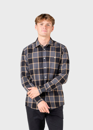 Klitmøller Collective ApS Thor shirt  Shirts Grey/sand check