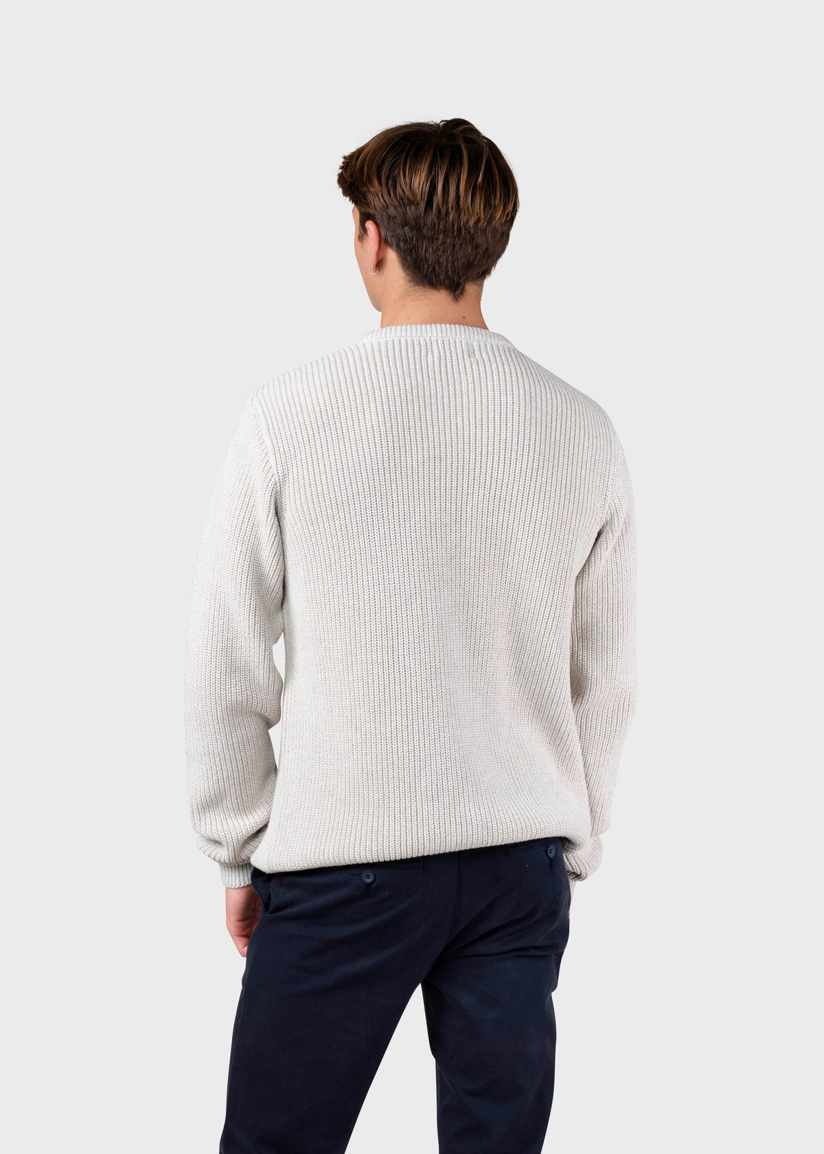 Klitmøller Collective ApS Vilius knit Knitted sweaters Cream melange