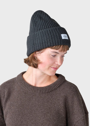 Klitmøller Collective ApS Wide rib beanie Beanies Olive