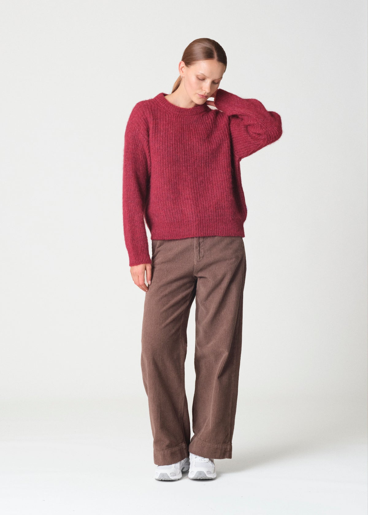 Klitmøller Collective ApS Willow knit Knitted sweaters Burgundy