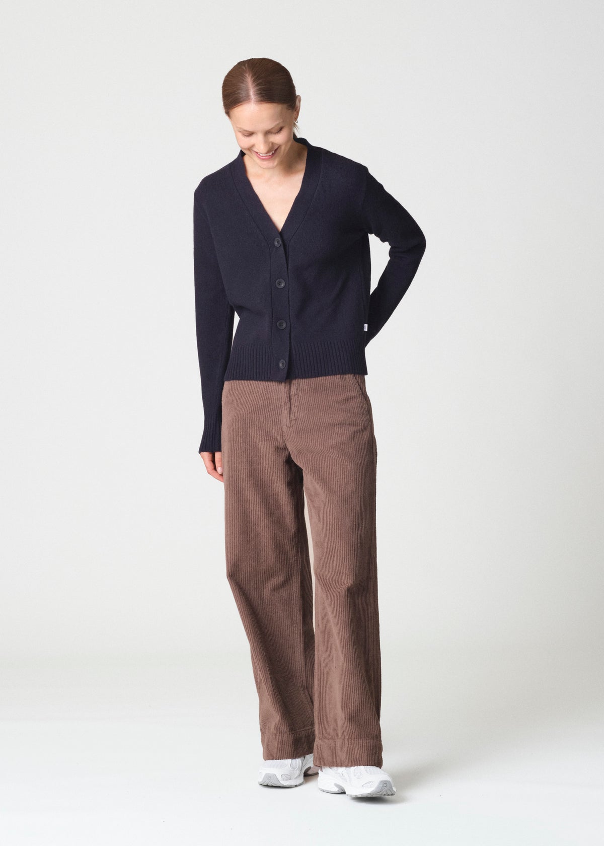 Klitmøller Collective ApS Wilma knit cardigan Knitted sweaters Navy