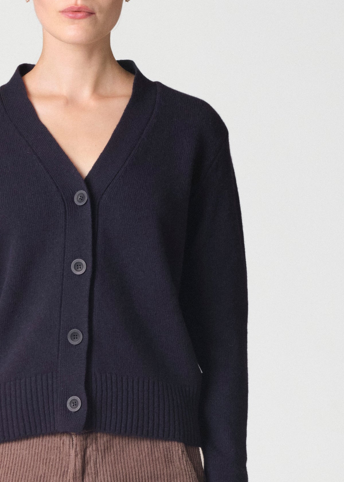 Klitmøller Collective ApS Wilma knit cardigan Knitted sweaters Navy