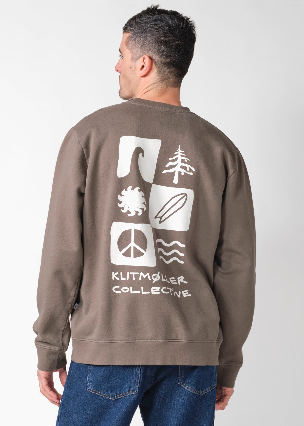 Klitmøller Collective ApS Wolf sweat OCS Sweatshirts Taupe