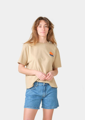 Klitmøller Collective ApS Zoe tee T-Shirts Sand
