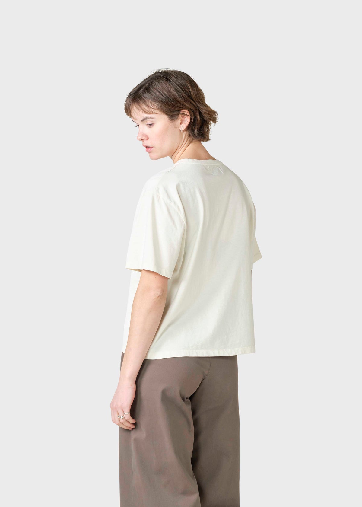 Klitmøller Collective ApS Zoe tee OCS T-Shirts Cream