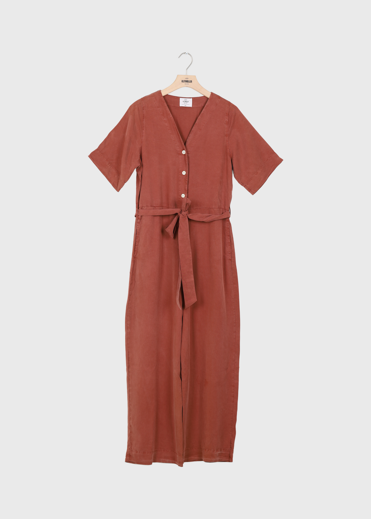Re-Mix Marna jumpsuit - Burnt Sienna