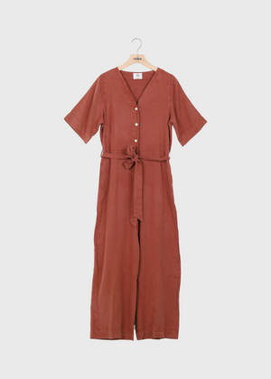 Re-Mix Marna jumpsuit - Burnt Sienna