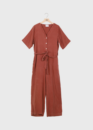 Re-Mix Marna jumpsuit - Burnt Sienna