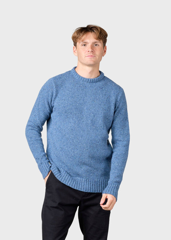 Klitmøller Collective ApS Aage knit Knitted sweaters Deep blue