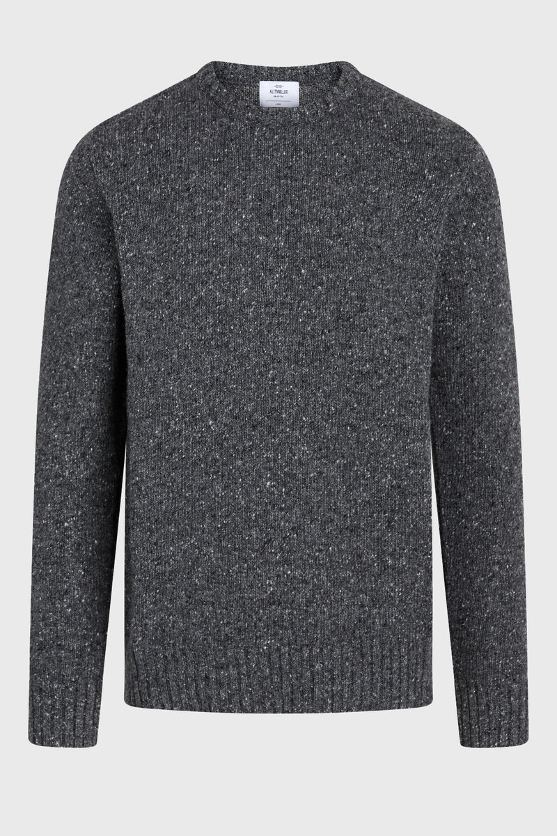 Klitmøller Collective ApS Aage knit Knitted sweaters Grey melange