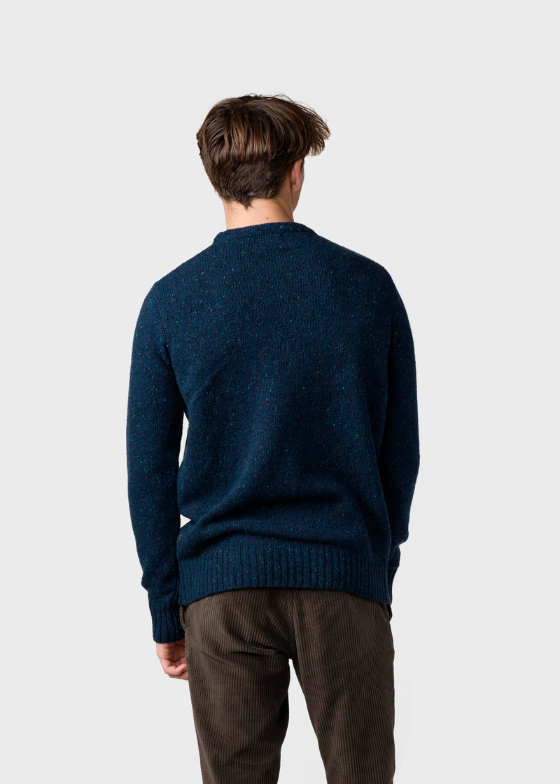 Klitmøller Collective ApS Aage knit Knitted sweaters Navy