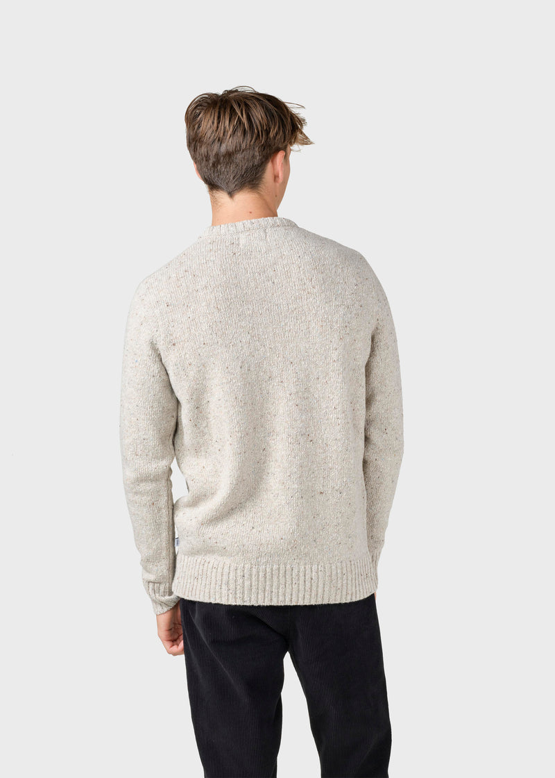 Klitmøller Collective ApS Aage knit Knitted sweaters Pastel sand