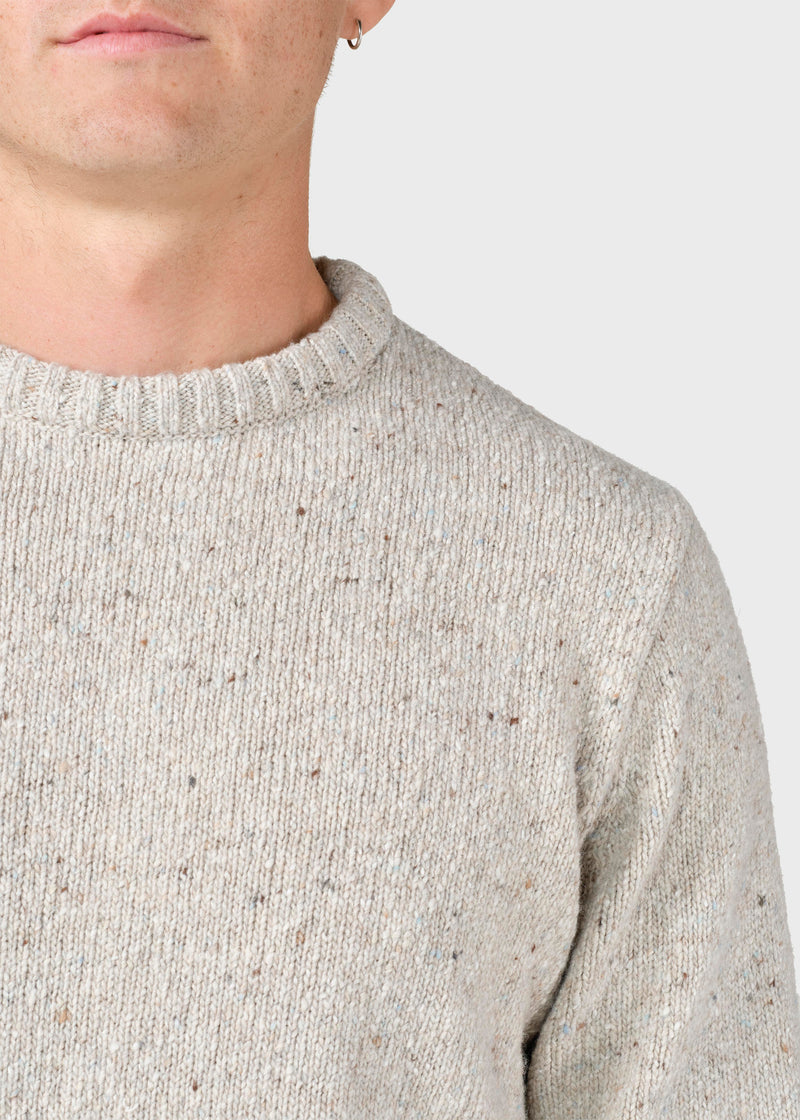 Klitmøller Collective ApS Aage knit Knitted sweaters Pastel sand