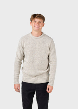 Klitmøller Collective ApS Aage knit Knitted sweaters Pastel sand