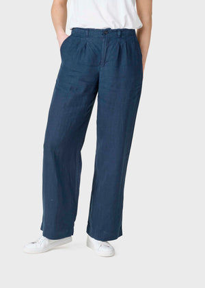 Klitmøller Collective ApS Ada linen pants Pants Navy