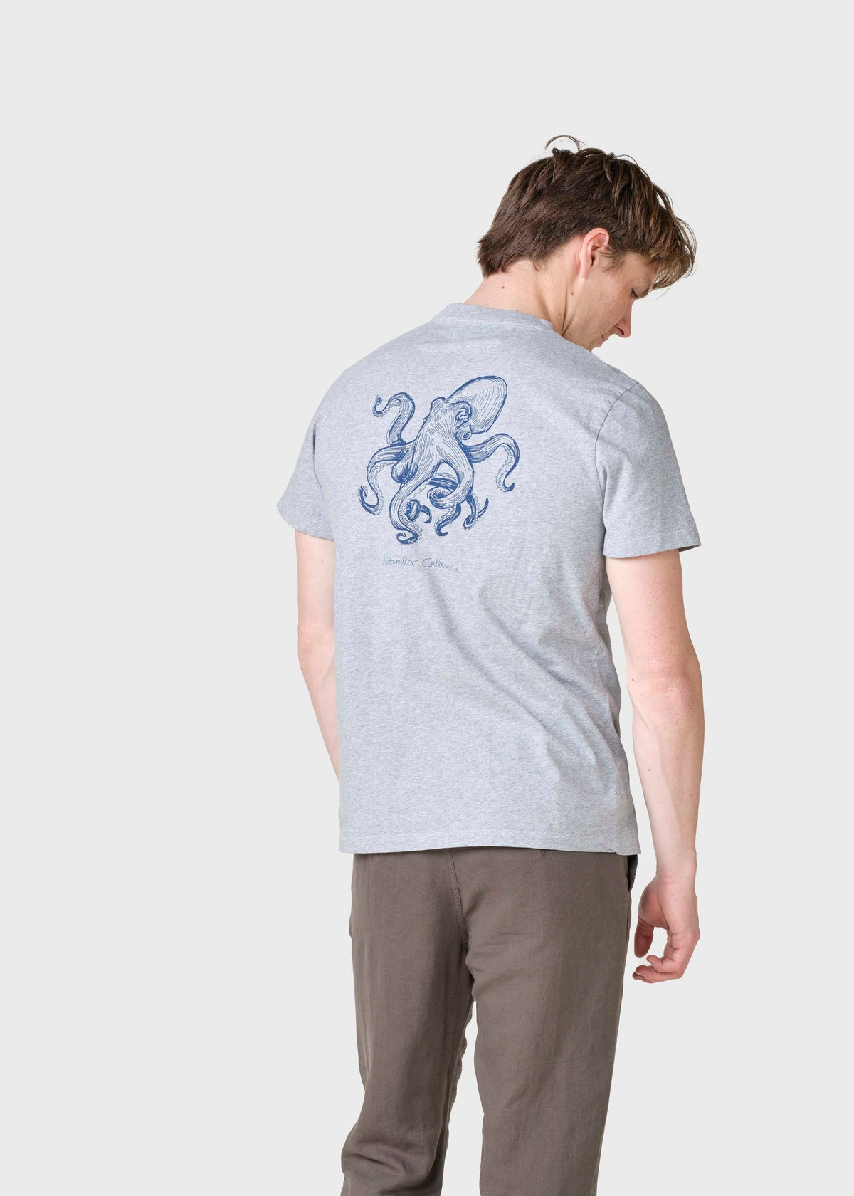 Klitmøller Collective ApS Adan tee T-Shirts Grey melange