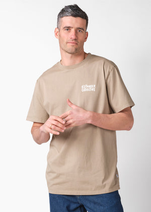 Klitmøller Collective ApS Adi tee OCS T-Shirts Cashew